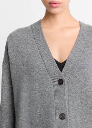 Oversized Double Knit Cardigan Heather