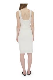 Square Neck Tank Dress Gesso