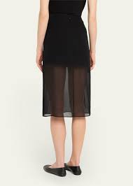 Sheer Pencil Skirt