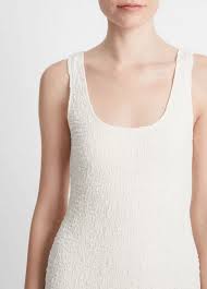 Square Neck Tank Dress Gesso