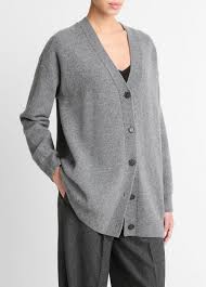 Oversized Double Knit Cardigan Heather