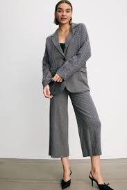 Luxe Cable Hybrid Oversized Blazer